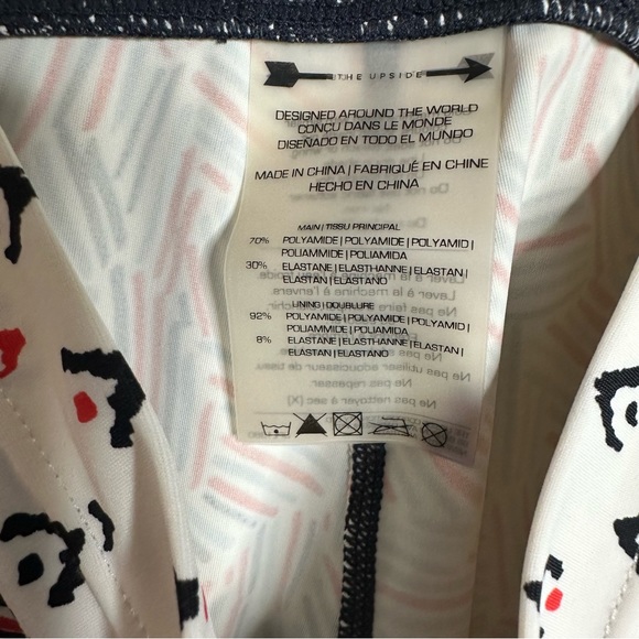 The upside carbon38 striped Geo print pull on gym leggings - Picture 5 of 6